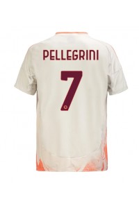 AS Roma Lorenzo Pellegrini #7 Fotballdrakt Borte Klær 2024-25 Korte ermer